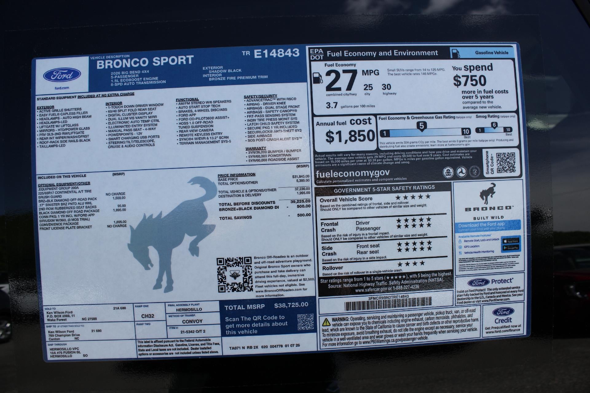 2026 Ford Bronco Sport Big Bend®