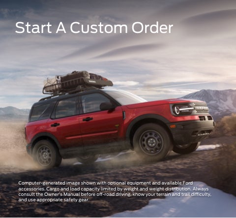 Start a custom order | Mountain Ford in Bryson City NC